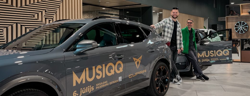 CUPRA un AUTOBRAVA Motors kļūst par grupas MUSIQQ atbalstītājiem